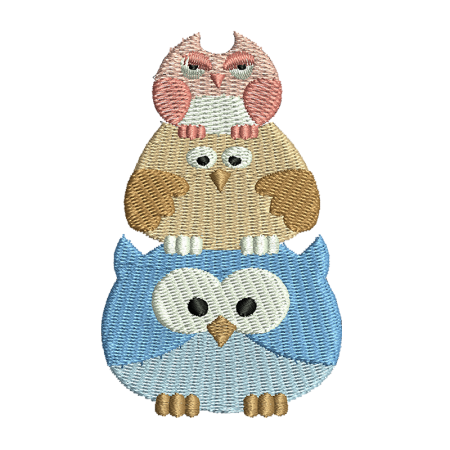 Owl Embroidered Appliques Custom Patches