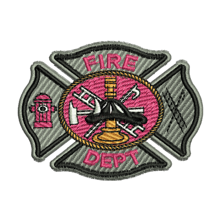 Fire Department Embroidery On Shirts Sew On Patches