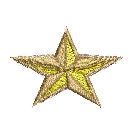 Military Star Embroidery Custom Patches