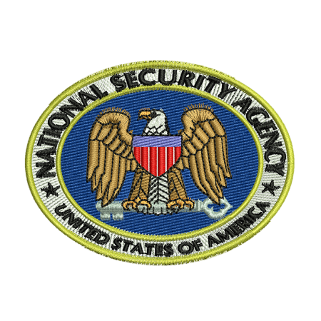 National Security Agency Embroidery For Beginners Iron On Patches