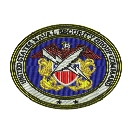 Naval Security Group Military Jean Jacket Embroidery Fabric Patch