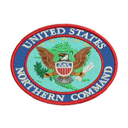 U.s. Northern Command Embroidery Logo Patches For Jeans