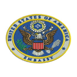 U.s. Embassy Seal Embroidery On Sweatshirts