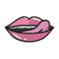 Lick Lips Iron On Embroidery Services Near Me