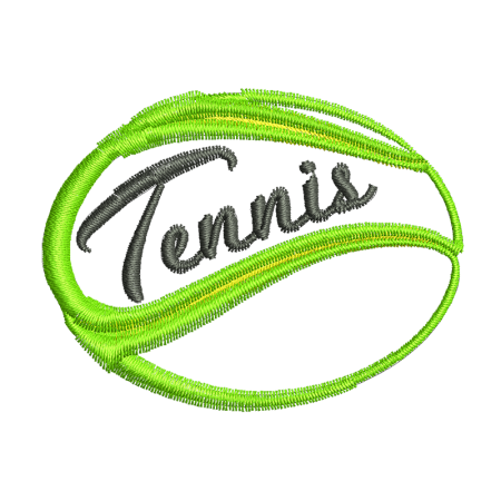 Tennis Ball Embroidery Sew On Patches