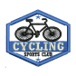 Cycling Sports Club Hand Embroidery Iron On Patches