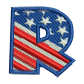Star Spangled Letter R Embroidery Shop