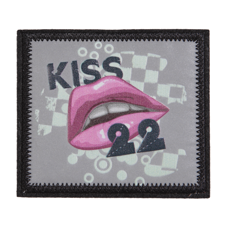 Sexy Pink Lips Love 22 Applique Stock