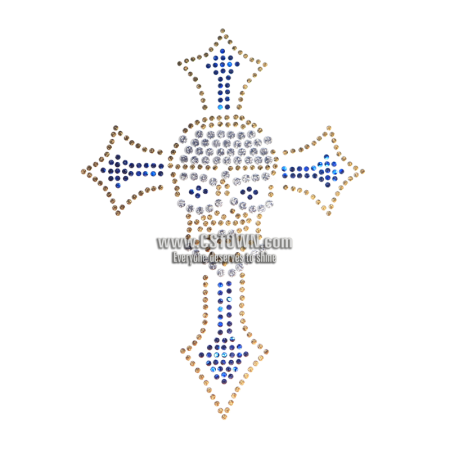 Custom Cross and Skull Cool Patch