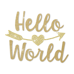 ISS Hello World Nailhead Decal