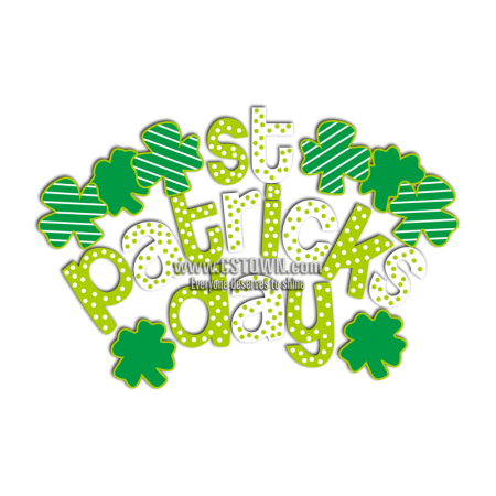 Wholesale Letters St Patricks Day Heat Transfer