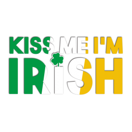 Bulk Letters Kiss Me I Am Irish Vinyl Transfers