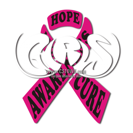 Girls Power Fight Cancer Breast Cancer Awareness Month Transfer