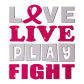 Stock Love Live Play Fight Pink Ribbon Heat Transfer