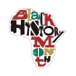 Black History Month Rhinestone & PU & Glitter Iron On Transfer