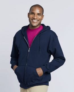 Gildan-DryBlend® Full-Zip Hooded Sweatshirt-12600