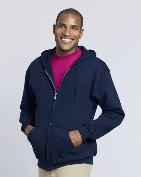 Gildan-DryBlend® Full-Zip Hooded Sweatshirt-12600