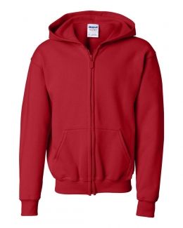 Gildan-Heavy Blend™ Youth Full-Zip Hooded Sweatshirt-18600B