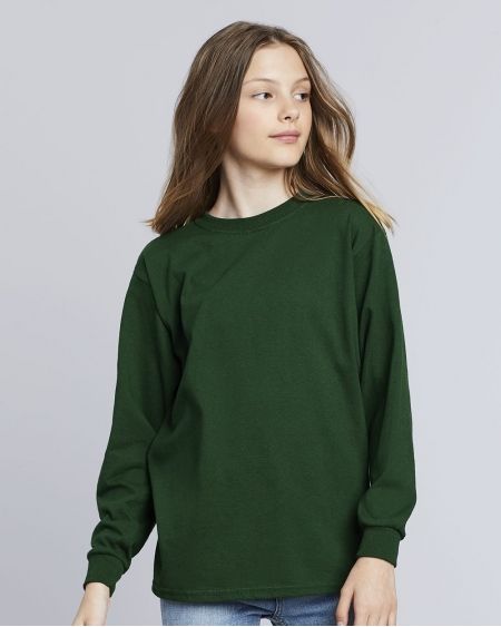 Gildan-Heavy Cotton™ Youth Long Sleeve T-Shirt-5400B
