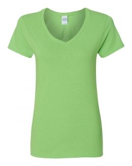 Gildan-Heavy Cotton™ Women’s V-Neck T-Shirt-5V00L