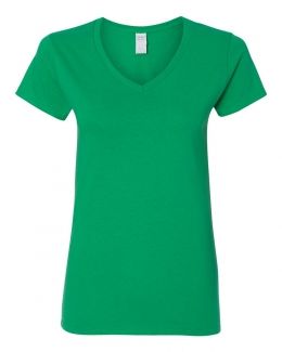 Gildan-Heavy Cotton™ Women’s V-Neck T-Shirt-5V00L