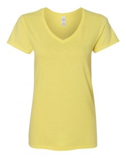 Gildan-Heavy Cotton™ Women’s V-Neck T-Shirt-5V00L