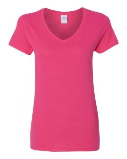 Gildan-Heavy Cotton™ Women’s V-Neck T-Shirt-5V00L