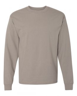 Hanes-Beefy-T® Long Sleeve T-Shirt-5186