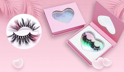 Looking for some unexpected gifts? Featuring romantic colors mixed with classic black, the effect is subtle striking and unexpected. All handmade real mink lashes,they are super soft and wispy -- perfect for amping up those midnight looks. My girls, win them over with just the bat of an eye.